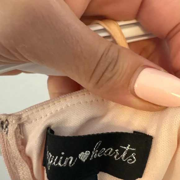 Elegant Blush Evening Gown - Picture 4 of 4